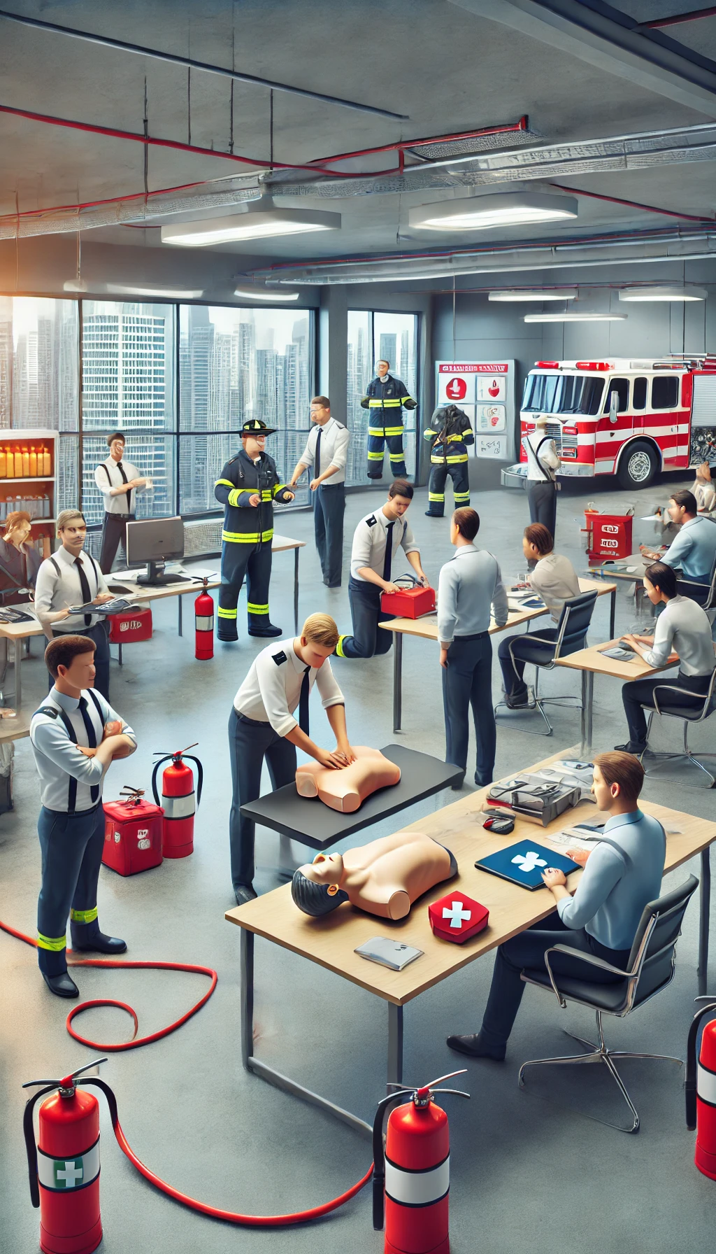 Fire Fighting, First Aid, and Life Safety Training